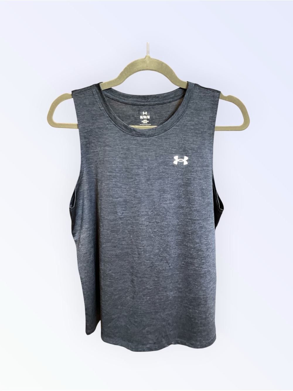 Under Armour Women's Navy Performance Muscle Tee, Size M